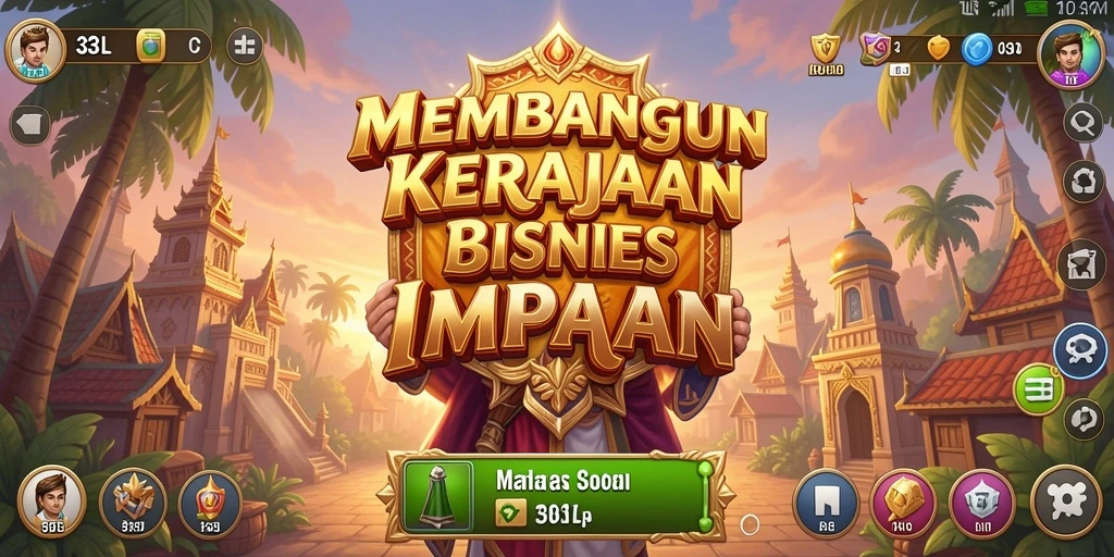 Tampilan gameplay menarik dan realistis dari 33L, permainan Tycoon yang seru.