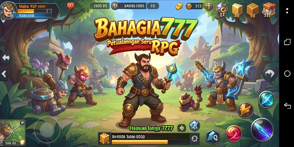 Screenshot BAHAGIA777 menampilkan aksi pertarungan yang mendebarkan.