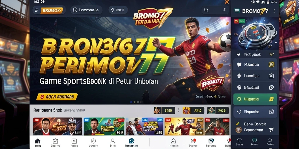 Tampilan gameplay menarik dari BROMO77 saat bertaruh di Sportsbook.
