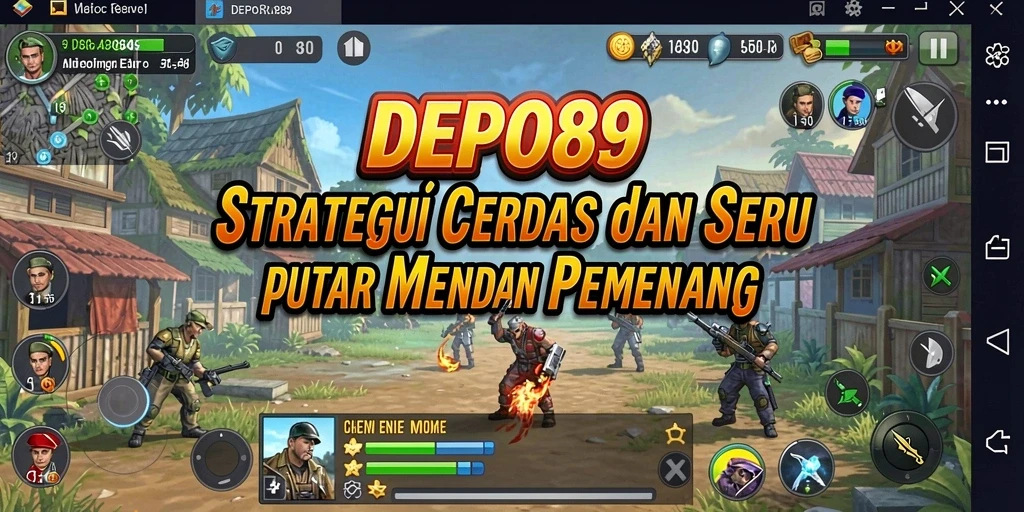 Tampilan gameplay yang menegangkan dan penuh strategi di DEPO89.
