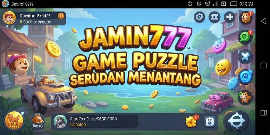 Gameplay JAMIN777 yang mengasyikkan dalam mode Puzzle.