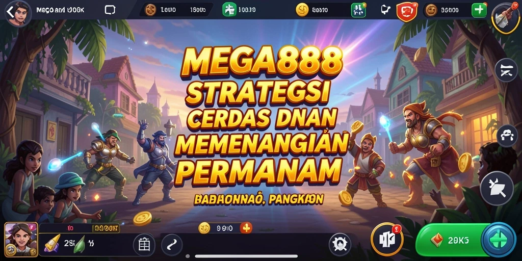 Tampilan gameplay strategis dalam MEGA888 yang penuh tantangan.