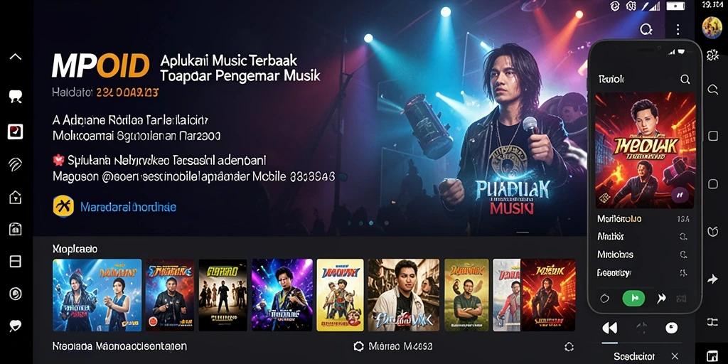 Tampilan menarik dari gameplay Music di MPOID.