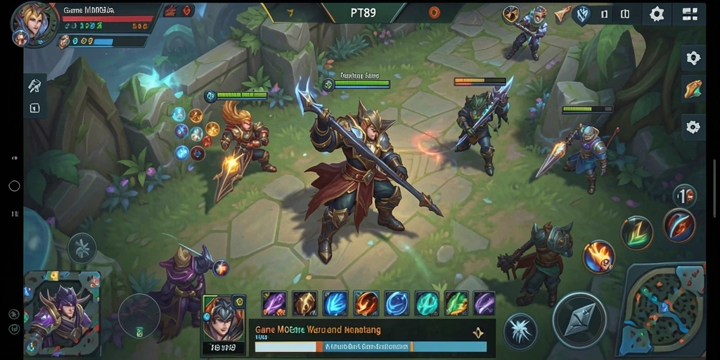 Gameplay seru di PT89 dengan aksi MOBA yang menantang.