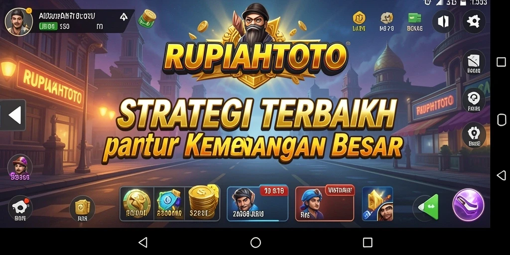 Screenshot gameplay RUPIAHTOTO yang menunjukkan strategi bertarung yang intens.