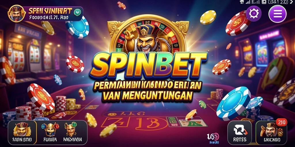 Tampilan gameplay menarik dari SPINBET dengan fitur Kasino yang mengesankan.