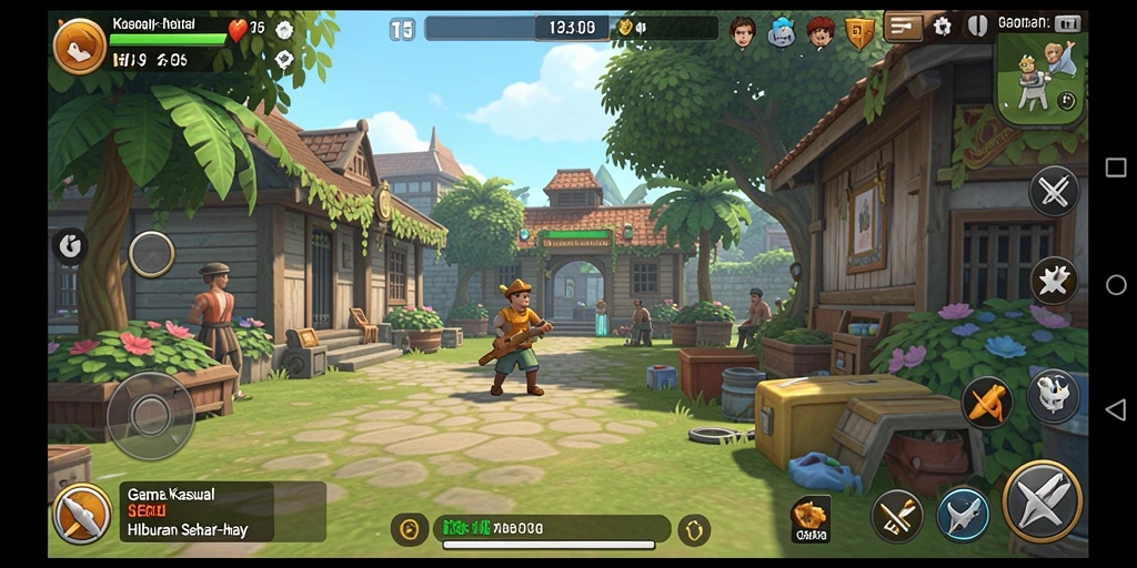 Screenshot gameplay T6 yang menampilkan keseruan permainan kasual.