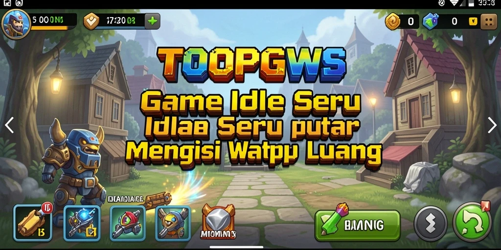Tampilan gameplay TOOPGWS yang menarik dan sederhana.